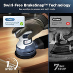 Orbital Random Sander Tool, 360W, 13000 Rpm, 150 * 150Cm, 6 Variable Speeds With Dust Bag, Wood Mouse Palm Hand Sander, Detail Power Rotary Electric Sander, Small Handheld Mini Rotary Sander