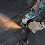 Vikky 20V Cordless Angle Grinder - 8500 RPM Brushless Motor, 5-Inch(125mm), Cutting & Grinding Kit with 20V 4.2Ah Battery & Accessories