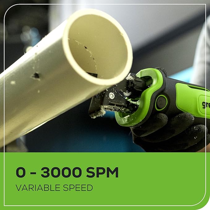 Greenworks 24V Cordless Brushless Reciprocating Saw, 3,000 SPM, 1" Stroke Length, Compact Design, Includes 2.0Ah Battery & Charger
