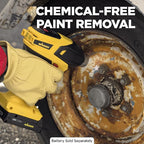 Wagner SprayTech 2467225 FURNO 550 18V Variable Temp Cordless Crafts, Wire Shrinking, Defrosting Pipes, with 2 Nozzles – Bare Tool Heat Gun, Yellow