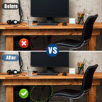 Sasylvia 1/4", 1/2", 3/8" x 25 Ft Split Wire Loom Tubing Wire Loom Assortment Split Cable Sleeves Bulk Flexible Electrical Conduit Protective kit