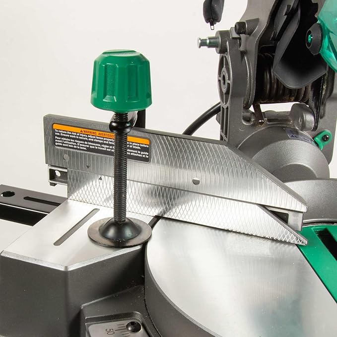 Metabo HPT 10-Inch Compound Miter Saw, Xact Cut LED Shadow Line System, Precision Miter Angles, Single Bevel 0-45°, 40T TCT Blade, Positive Stops, Lightweight Design, C10FCGS 2nd Gen Version, C10FCG2