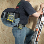 MELOTOUGH Tape Measure Holder,Tape Measure Belt Clip,Tape Measure Holster,Tool Belt Clip,Measuring Tape Holder for Belt(Black)