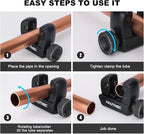 HAUTMEC Copper Pipe Cutter Tool 1/8" to 1-1/8" OD (3-30mm), Mini Copper Tubing Cutter Tool for PVC, Copper, Aluminum, and Thin Stainless Steel Tube HT0133-TC