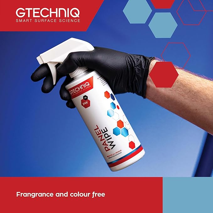 Gtechniq Panel Wipe for Car Cleaning, Pre-Sealant Car Cleaner for Polish Residue, Fragrance-Free, Transparent, 5L
