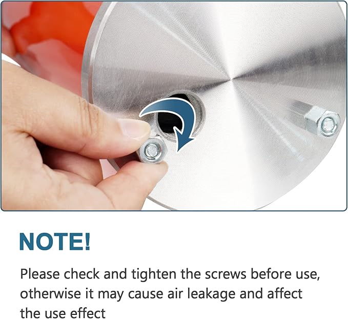 Portable High Pressure Kinetic Toilet Plunger Air Drain Blaster Pump for Bath Toilets Bathroom Shower Kitchen Clogged Pipe (Red)