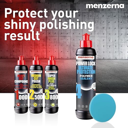 menzerna Polishing Set – HCC1000, MCC2500 & 3800 | 3-Step System for Scratch Removal, Swirl Elimination & Mirror-Like Finish