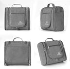 Hanging Toiletry Bag Extra Large Capacity | Premium Travel Organizer Bags For Men And Women | Durable Waterproof Nylon Bathroom, Shower, Makeup Bag For Toiletries, Cosmetics, Brushes