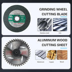 RATTMMOTOR 5" Mini Table Saw for Craft Q99-7 Multipurpose Portable Small Hobby Table Saw Cutting Machine 110V-220V, 0-45° Angle Adjustable, 997 Motor 18000RPM with 480W Power Supply for Crafts