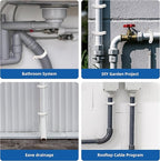 20 Set PVC conduit pipe strap clamps Φ20 MM - SCH 1/2 IN,Two Hole plastic pipe clips