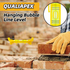 16 Pcs Hanging Bubble Line String Level Tools, Mini Spirit Level for Building Trades, Bricklaying, Tiling, Engineering, Surveying, Metalworking and Measuring