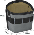 Tool Pouch Nails Screws Bag with Belt Clip (XL, Gray)