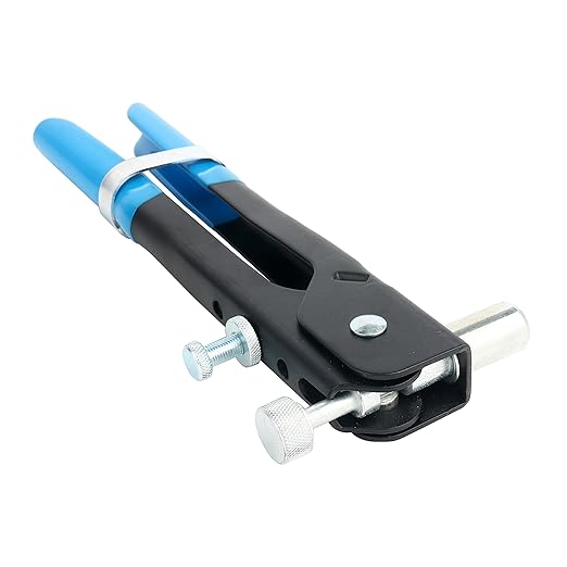 86pcs Heavy Duty Blind Rivet Nut Kit Set, Riveter Tool, Rivet Nut Gun, Thread Hand Riveter, Rivet Gun Threaded Insert Tool, Riveting Tools with 80PCS Metric Rivet Nuts Assortment M3 M4 M5 M6 M8