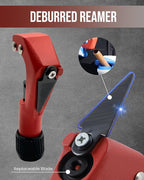 Tube Cutter 1/8" to 1-1/8", Quick Cut Pipe Cutter Tool for Stainless Steel, Aluminum, Brass Tubing