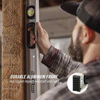 CHANNELLOCK 48-Inch, Professional-Grade Aluminum I-Beam Level with 3 Vials, 5100-0048