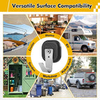 Upgraded Heavy Duty Magnetic Hook, Powerful Magnet Versalite Indoor and Outdoor Tool Towel Brooms Coat Hanger for Cruise Garage RV Workshop Tool Box, Magnet Organize Stainless 304 Hooks, 2 Pack