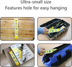 DOWELL 9 Inch Magnetic Box Level Torpedo Level,3 Different Bubbles/45°/90°/180°Measuring Shock Resistant Torpedo Level