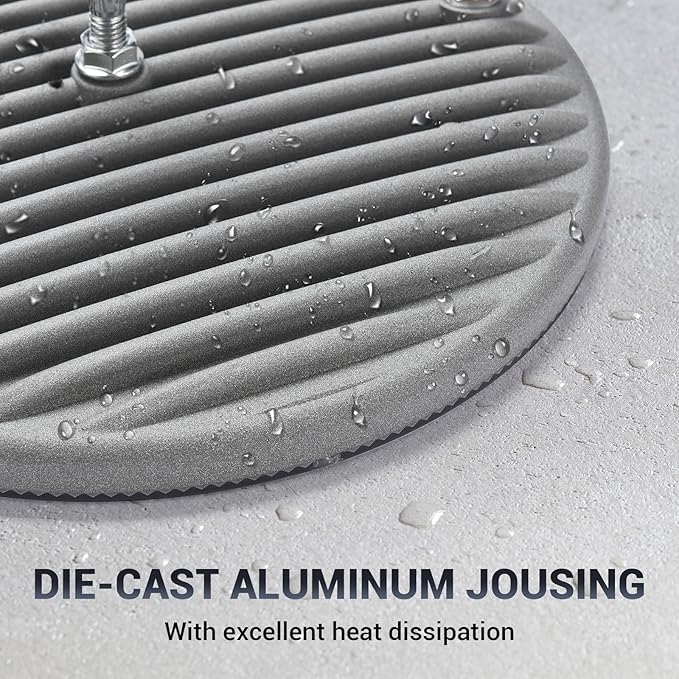 15 Pack 100W UFO Led High Bay Light,IP66 Waterproof,120VAC,15050LM 5000K Daylight Area Lighting,450W MH/HPS with Plug Commercial Bay Lighting for Warehouse/Shop/Workshop/Barn/Gym/Factory