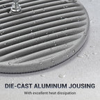 15 Pack 100W UFO Led High Bay Light,IP66 Waterproof,120VAC,15050LM 5000K Daylight Area Lighting,450W MH/HPS with Plug Commercial Bay Lighting for Warehouse/Shop/Workshop/Barn/Gym/Factory