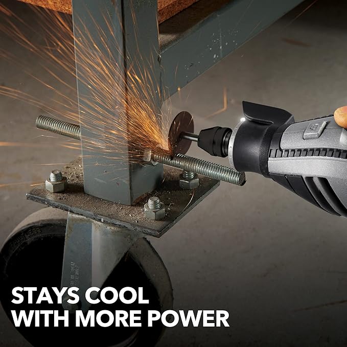 Dremel 4300-9/64 Versatile Rotary Tool Kit with Flex Shaft - 9 Attachments & 64 Accessories - Ideal for Engraving, Etching, Sanding, and Polishing