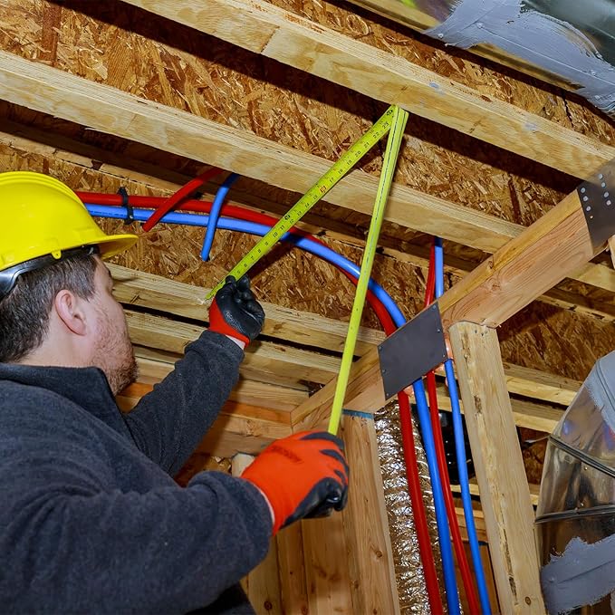 MECCANIXITY Spring Tube Bender OD 26.6 mm/1.0" Steel Spring Pipe Bending Tubes 520 mm/20.5" Long for 1" PVC Pipe(ID 27.6 mm) Home Renovations, Electrician Wiring Bending Pipe