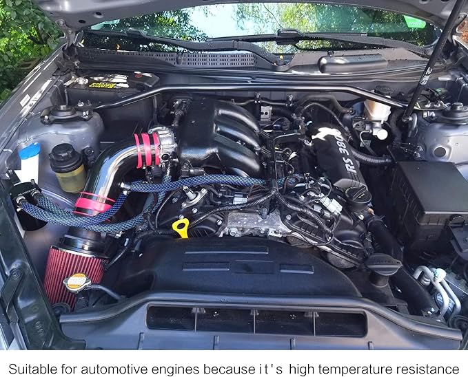 100ft - 1 inch PET Expandable Braided Sleeving – BlackBlue – Alex Tech Braided Cable Sleeve