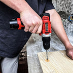 GardenJoy Cordless Power Drill Set: 12V Electric Drill with Battery and Charger,