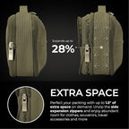 Briggs & Riley Toiletry Kit - Travel Bags for Women & Men, Organizer for Vacation, Dopp Kit for Bathroom Accessories, Makeup, & Skincare