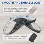 1 x 30 Inch Silicon Carbide Sanding Belts, 24Pcs 1x30 Inch Belt Sander Belts, 6 Each of 400, 600, 800, 1000 Grits Knife Sharpening Belt for Metal, Glass, Steel, Aolly, Rubber, Plastic, Wood