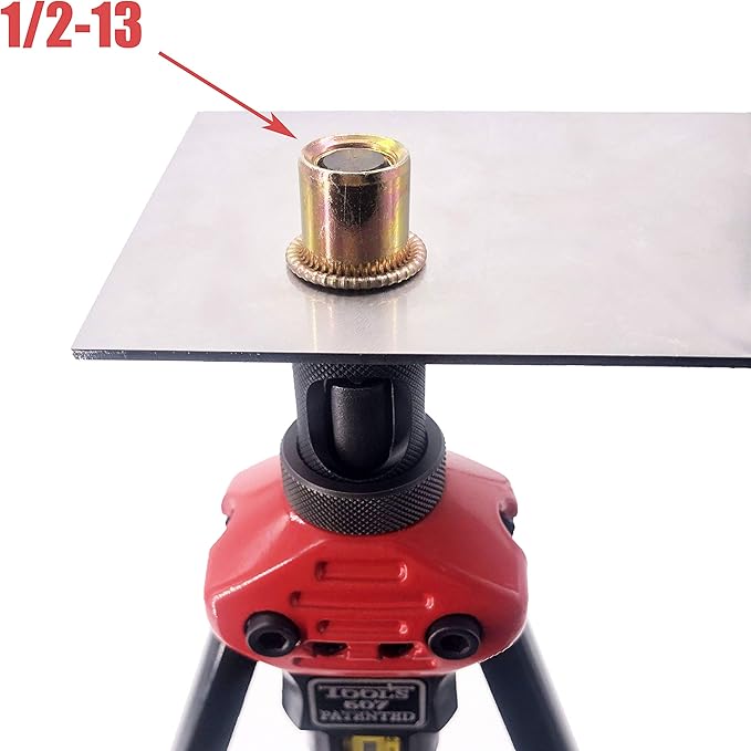 16”Hand Rivet Nut Tool,Professional Rivet Nut Setter Kit with 13 Mandrels（M3 M4 M5 M6 M8 M10 M12 SAE 8-32,10-24, 1/4-20, 5/16-18, 3/8-16,1/2-13）And 125 PCS Rivets Nuts