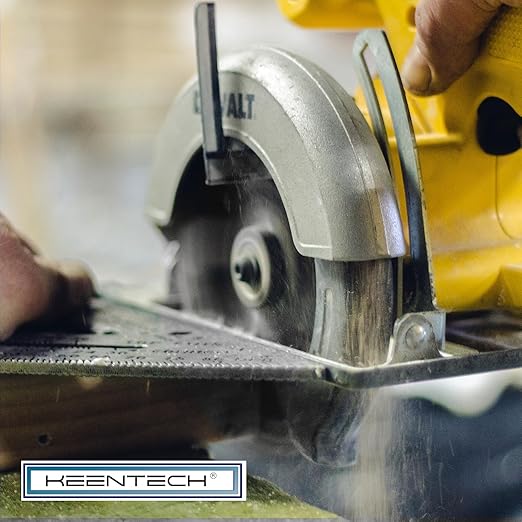 KEENTECH 6-1/2 Inch Woodworking Circular Saw Blade 18T, Non-Stick Coating, Tungsten Carbide Tipped, ATAF Grind, 5/8 Inch Arbor Hole