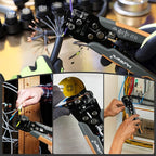 3-In-1 Multi Self Adjusting Wire Stripper/Cutter/Crimper - 8-Inch Universal Wire Stripper for Wire Stripping, Cable Cutting, Crimping Tools from 10 AWG to 24 AWG