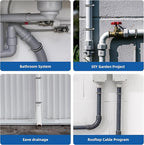 Pipe Clamps NPS 3-1/2 Inches （Φ100MM）- 304 Stainless Steel & Rubber Lining 10 Pack