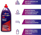3M Perfect-It Gelcoat Heavy Cutting Compound, 1 Quart – Fast Cutting Marine Oxidation Remover for Boat & RV Gelcoat Surfaces