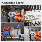 iCrimp Square Ratchet Crimper for End Sleeves and Ferrules AWG23-10 0.25-6mm², Wire Ferrule Crimping Tool (HSC8 6-4)