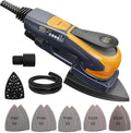 MAXXT Mouse Sander, 350W Sander Tool with Advanced Dust Collection System, Low Vibration Detail Sander for Efficient Woodworking, Tight Spaces Sanding, and Polishing