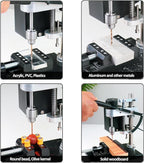 Mini Bench Drill Press, 6 Inches Precision Benchtop Drilling Machine, Suitable For Direct Drilling Of Metal, Wood, Plastics, Acrylic,Metal Wooden DIY Jewelry Making Crafts Tool