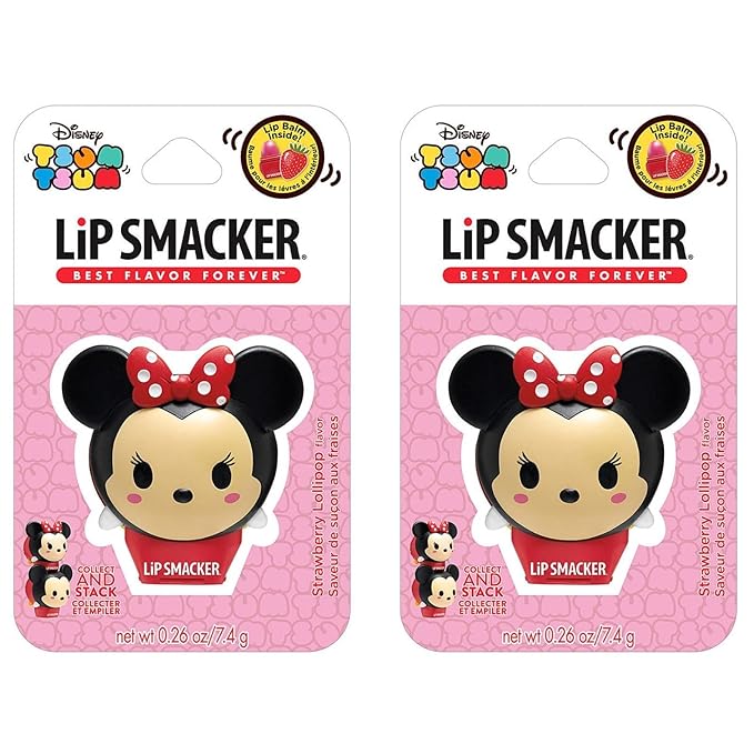 (2 Pack) Lip Smacker Balms, Limited Edition, Strawberry Lollipop Flavor Y-VeraVaultWomen