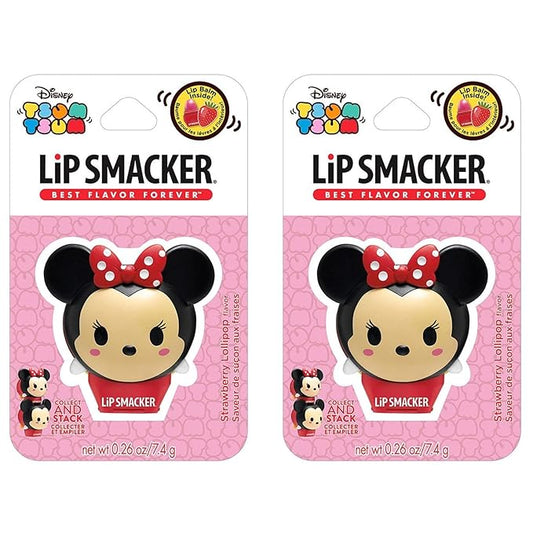 (2 Pack) Lip Smacker Balms, Limited Edition, Strawberry Lollipop Flavor Y-VeraVaultWomen