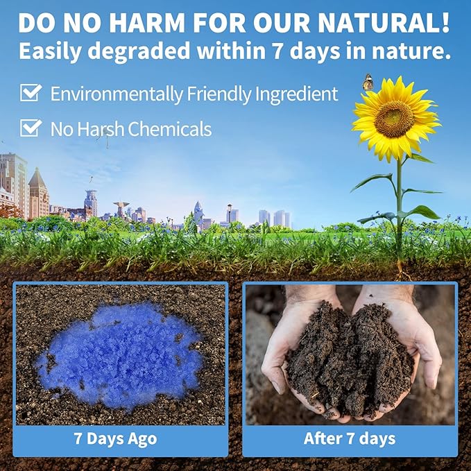 Poesie Poo Absorbent Gel Powder for Portable Toilet Camping Hiking Outdoor Portable Potty Resolution