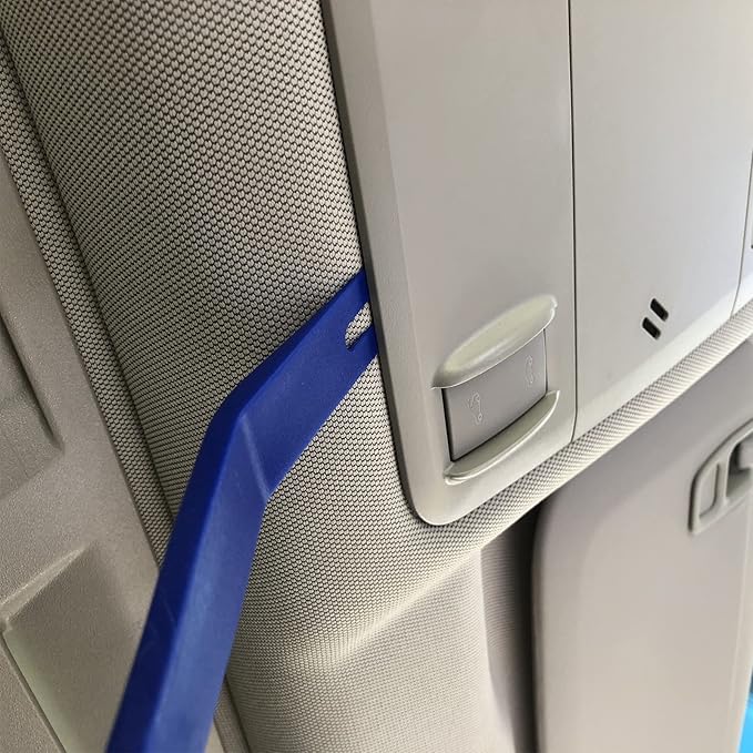 GLK Auto Trim Removal Tool Set, 5pcs Plastic Pry Tool Kit, Auto Trim Tool, Prying Tool, Car Door Panel Clip Revmoal Tool, Fasteners Remover