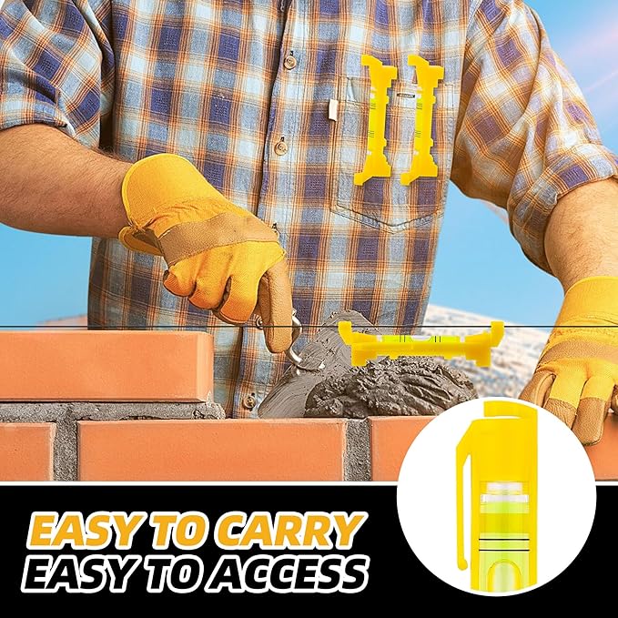 16 Pcs Hanging Bubble Line String Level Tools, Mini Spirit Level for Building Trades, Bricklaying, Tiling, Engineering, Surveying, Metalworking and Measuring