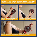 IRONFIST Cordless Angle Grinder, 20V Brushless Electric Grinding Wheels, Lithium Cutter Utility Power Tool 125mm M14 Angle Grinder Compatible with DEWALT 20V MAX Batteries (NO BATTERY)