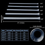 5 Pack Spring Tube Bender Set 1/4'', 5/16'', 3/8'', 1/2'' and 5/8'' for Copper, Aluminum and Thin Wall Steel Tubing Bender Kit, 8.27" / 210mm Length