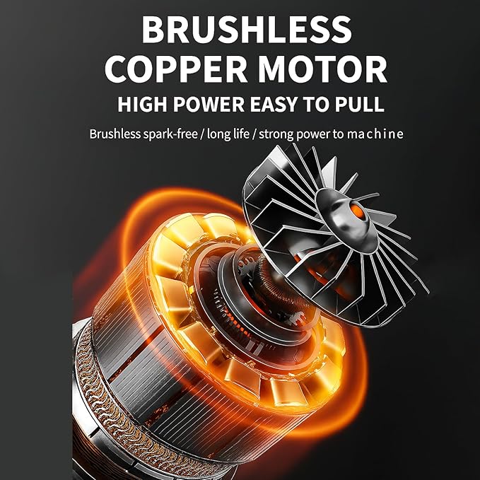 Cordless Rivet Gun Compatible with DeWALT 20V Battery: Electric Pop Rivet Gun with 3 Size(1/8'',5/32'',3/16") Aluminum Rivets,Brushless Riveters Gun Tool Kit for Metal,Plastic,Leather(No Battery)