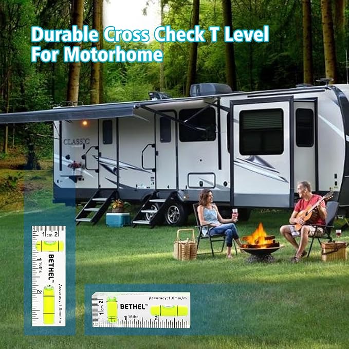 BETHEL Mini Bubble Level - 90°/180° Dual Direction Spirit Level with Shatterproof Design, High Accuracy for Picture Hanging, DIY, Carpentry - Ultra-Compact 75x25x15mm Pocket Leveling Tool