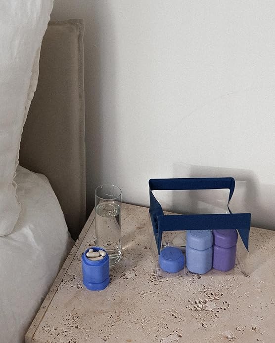 Cadence Parcel - Clear Dopp Kit with Magnetic Closure - Durable and Leak-Resistant Travel Toiletry Kit - Modular Design