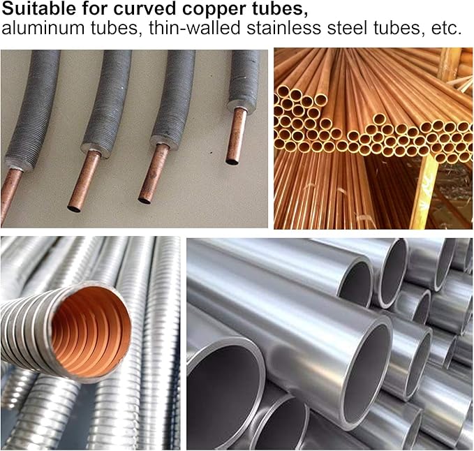 5 Pack Spring Tube Bender Set 1/4'', 3/8'', 1/2'', 5/8'' and 3/4'' for Copper, Aluminum and Thin Wall Steel Tubing Bender Kit, 13.78" / 350mm Length