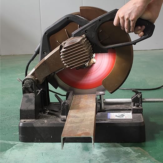 Metal Cutting Circular Saw Blade, Steel and Stainless Steel Cutting, The Cutting Head uses a Special Anti-Heat Sticking Coating with high Finish and Long Life,FMB 12 inch 84-Tooth 1" -TA