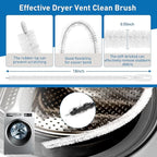 12 Pack Drain Clog Remover Kit, 59" Drain Snake(3pcs), 37" Steel Sink Snake(2pcs), 25" Snake Drain Hair Removal Tool(4pcs), 24" Drain Cleaner Tool(1pc), 18" Drain Brush(2pcs) for Sink, Toilet, Shower